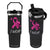 Pink Ribbon Flip Straw Tumbler I Won Breast Cancer Awareness TS10 One Size: 30 oz Black Print Your Wear