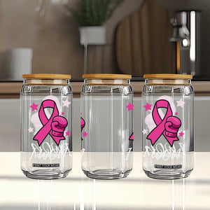 Pink Ribbon Glass Can I Won Breast Cancer Awareness TS10 Print Your Wear
