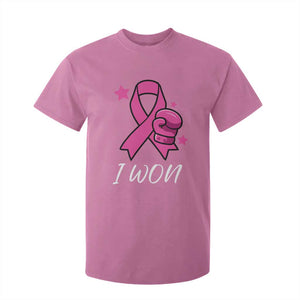 Pink Ribbon T Shirt For Kid I Won Breast Cancer Awareness TS10 Azalea Print Your Wear