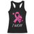 Pink Ribbon Racerback Tank Top I Won Breast Cancer Awareness - Print Your Wear