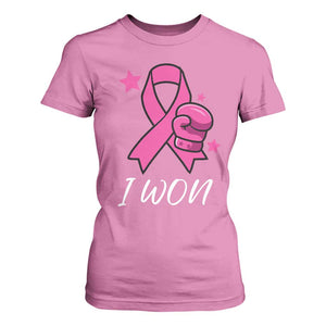 Pink Ribbon T Shirt For Women I Won Breast Cancer Awareness TS10 Azalea Print Your Wear