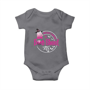 Breast Cancer Is Boo Sheet Baby Onesie October Ghost Pink Ribbon TS10 Charcoal Print Your Wear