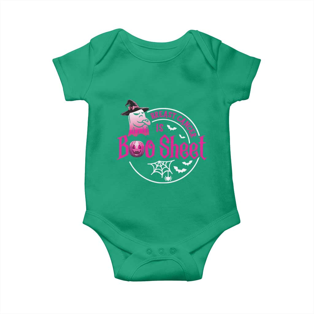 Breast Cancer Is Boo Sheet Baby Onesie October Ghost Pink Ribbon TS10 Irish Green Print Your Wear