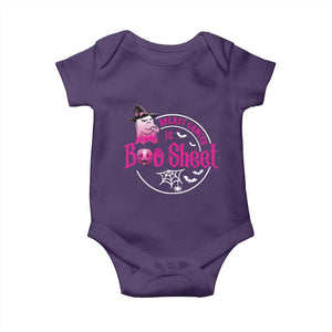 Breast Cancer Is Boo Sheet Baby Onesie October Ghost Pink Ribbon TS10 Purple Print Your Wear