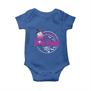 Breast Cancer Is Boo Sheet Baby Onesie October Ghost Pink Ribbon TS10 Royal Blue Print Your Wear