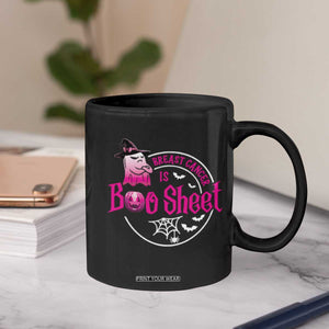 Breast Cancer Is Boo Sheet Coffee Mug October Ghost Pink Ribbon TS10 Print Your Wear