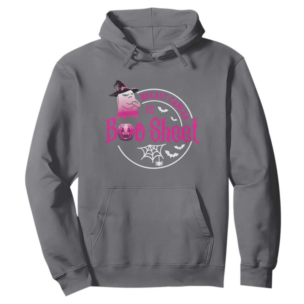 Breast Cancer Is Boo Sheet Hoodie October Ghost Pink Ribbon TS10 Charcoal Print Your Wear