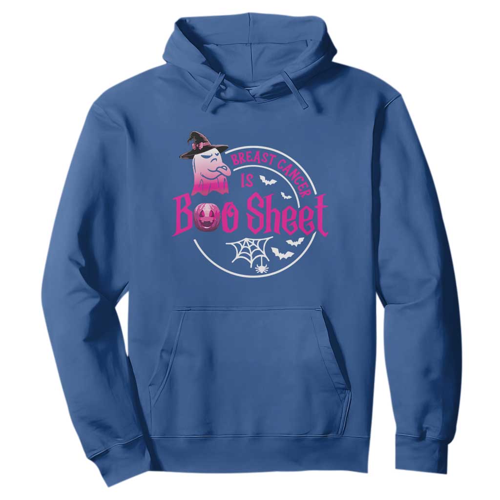 Breast Cancer Is Boo Sheet Hoodie October Ghost Pink Ribbon TS10 Royal Blue Print Your Wear