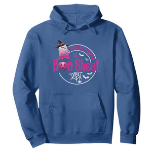 Breast Cancer Is Boo Sheet Hoodie October Ghost Pink Ribbon TS10 Royal Blue Print Your Wear