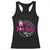 Breast Cancer Is Boo Sheet Racerback Tank Top October Ghost Pink Ribbon - Print Your Wear