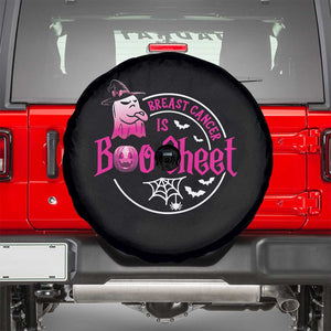 Breast Cancer Is Boo Sheet Spare Tire Cover October Ghost Pink Ribbon TS10 Black Print Your Wear