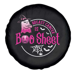 Breast Cancer Is Boo Sheet Spare Tire Cover October Ghost Pink Ribbon TS10 Print Your Wear