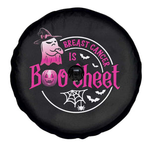 Breast Cancer Is Boo Sheet Spare Tire Cover October Ghost Pink Ribbon TS10 Print Your Wear