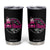 Breast Cancer Is Boo Sheet Tumbler Cup October Ghost Pink Ribbon - Print Your Wear