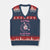 Breast Cancer Halloween V-Neck Knit Sweater Vest In October Ghost Wear Pink Black Cat - Print Your Wear