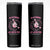 Breast Cancer Halloween Skinny Tumbler In October Ghost Wear Pink Black Cat TS10 Black Print Your Wear