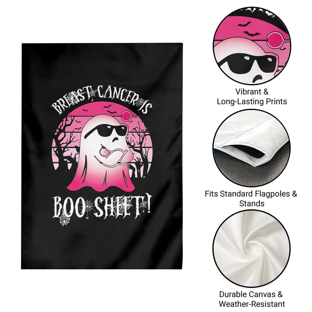 Breast Cancer Is Boo Sheet Garden Flag In October Ghost Wear Pink TS10 Print Your Wear