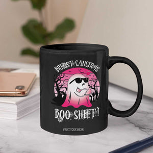 Breast Cancer Is Boo Sheet Coffee Mug In October Ghost Wear Pink TS10 Print Your Wear