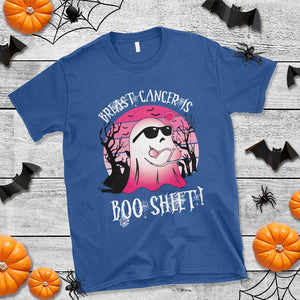 Breast Cancer Is Boo Sheet T Shirt In October Ghost Wear Pink TS10 Royal Blue Print Your Wear