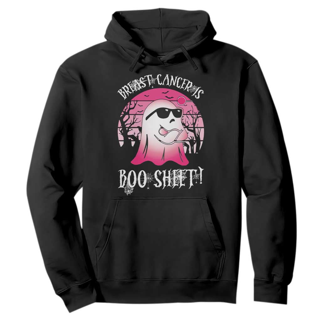 Breast Cancer Is Boo Sheet Hoodie In October Ghost Wear Pink TS10 Black Print Your Wear