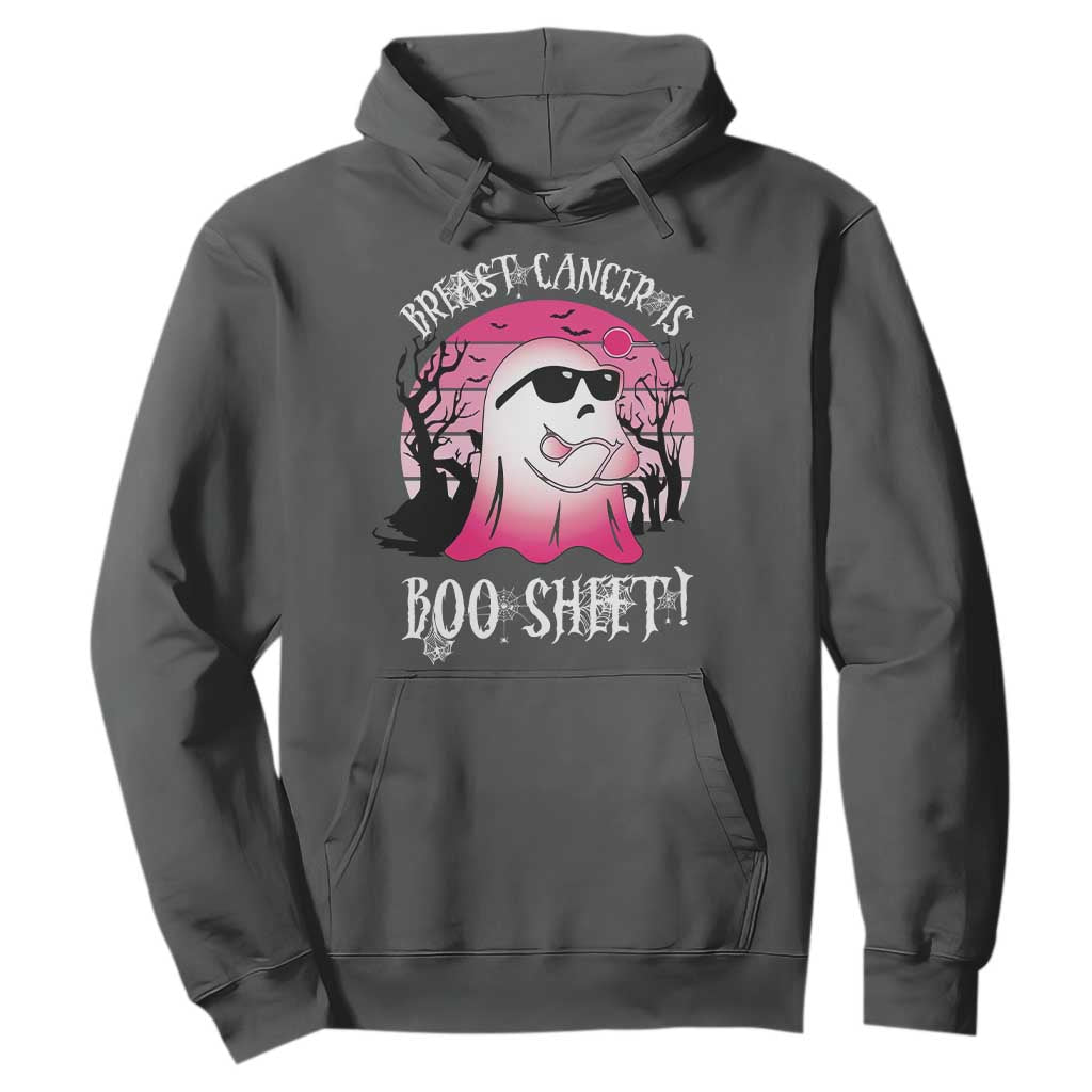 Breast Cancer Is Boo Sheet Hoodie In October Ghost Wear Pink TS10 Dark Heather Print Your Wear