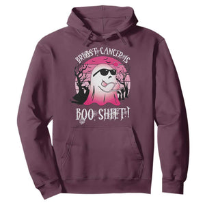 Breast Cancer Is Boo Sheet Hoodie In October Ghost Wear Pink TS10 Maroon Print Your Wear