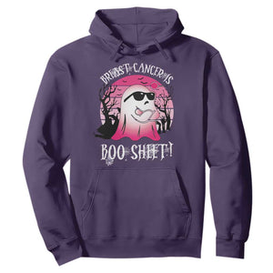 Breast Cancer Is Boo Sheet Hoodie In October Ghost Wear Pink TS10 Purple Print Your Wear