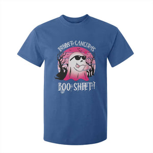 Breast Cancer Is Boo Sheet T Shirt For Kid In October Ghost Wear Pink TS10 Royal Blue Print Your Wear