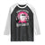 Breast Cancer Is Boo Sheet Raglan Shirt In October Ghost Wear Pink TS10 Black White Print Your Wear