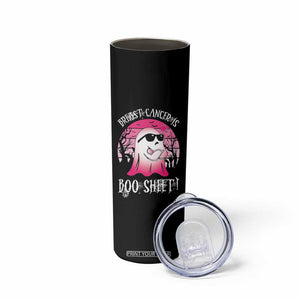Breast Cancer Is Boo Sheet Skinny Tumbler In October Ghost Wear Pink TS10 Print Your Wear