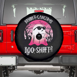 Breast Cancer Is Boo Sheet Spare Tire Cover In October Ghost Wear Pink TS10 Black Print Your Wear