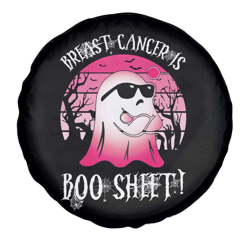 Breast Cancer Is Boo Sheet Spare Tire Cover In October Ghost Wear Pink TS10 Print Your Wear
