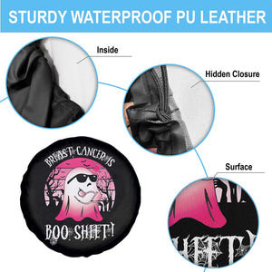 Breast Cancer Is Boo Sheet Spare Tire Cover In October Ghost Wear Pink TS10 Print Your Wear