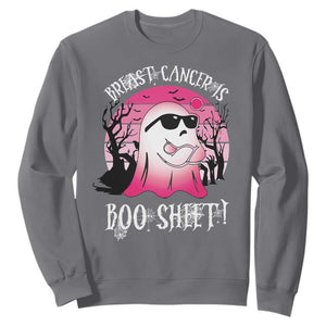 Breast Cancer Is Boo Sheet Sweatshirt In October Ghost Wear Pink - Print Your Wear