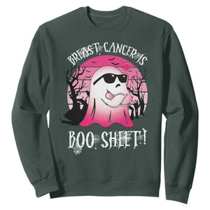 Breast Cancer Is Boo Sheet Sweatshirt In October Ghost Wear Pink - Print Your Wear