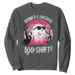 Breast Cancer Is Boo Sheet Sweatshirt In October Ghost Wear Pink - Print Your Wear