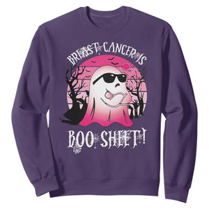 Breast Cancer Is Boo Sheet Sweatshirt In October Ghost Wear Pink - Print Your Wear
