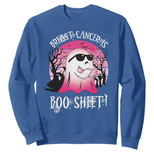 Breast Cancer Is Boo Sheet Sweatshirt In October Ghost Wear Pink - Print Your Wear