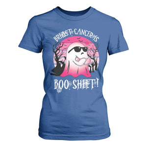 Breast Cancer Is Boo Sheet T Shirt For Women In October Ghost Wear Pink TS10 Royal Blue Print Your Wear