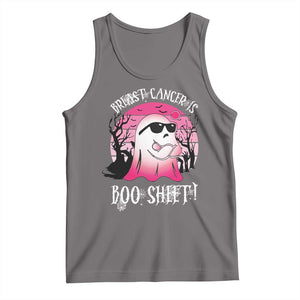 Breast Cancer Is Boo Sheet Tank Top In October Ghost Wear Pink TS10 Deep Heather Print Your Wear