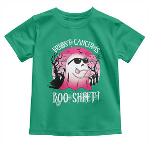 Breast Cancer Is Boo Sheet Toddler T Shirt In October Ghost Wear Pink TS10 Irish Green Print Your Wear