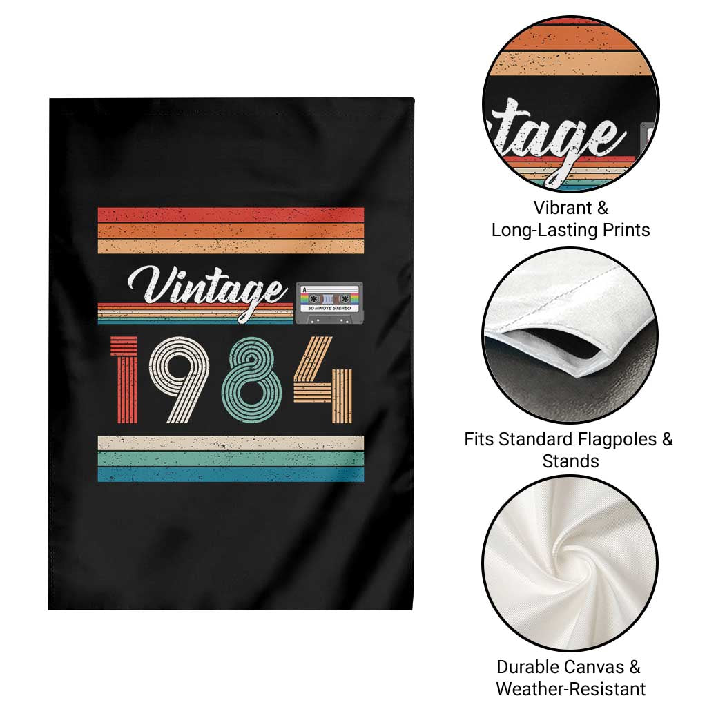 1984 Retro Birthday Garden Flag Vintage 42th Birthday Gift Classic 90s Style TS10 Print Your Wear