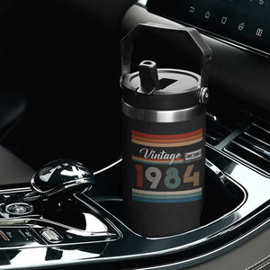 1984 Retro Birthday Flip Straw Tumbler Vintage 42th Birthday Gift Classic 90s Style TS10 Print Your Wear