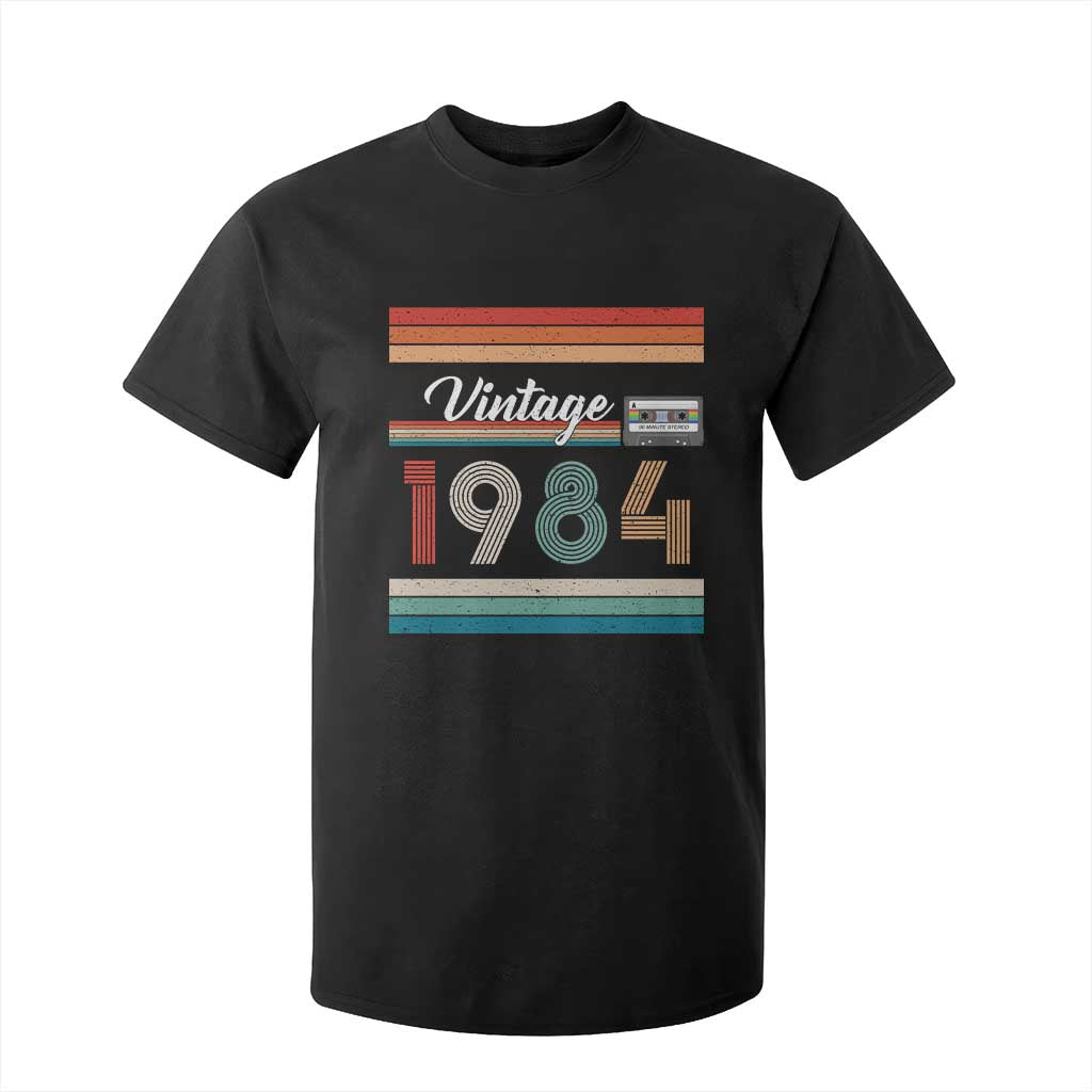 1984 Retro Birthday T Shirt For Kid Vintage 42th Birthday Gift Classic 90s Style TS10 Black Print Your Wear