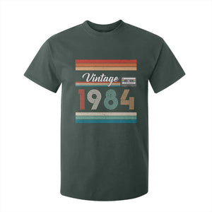1984 Retro Birthday T Shirt For Kid Vintage 42th Birthday Gift Classic 90s Style TS10 Dark Forest Green Print Your Wear