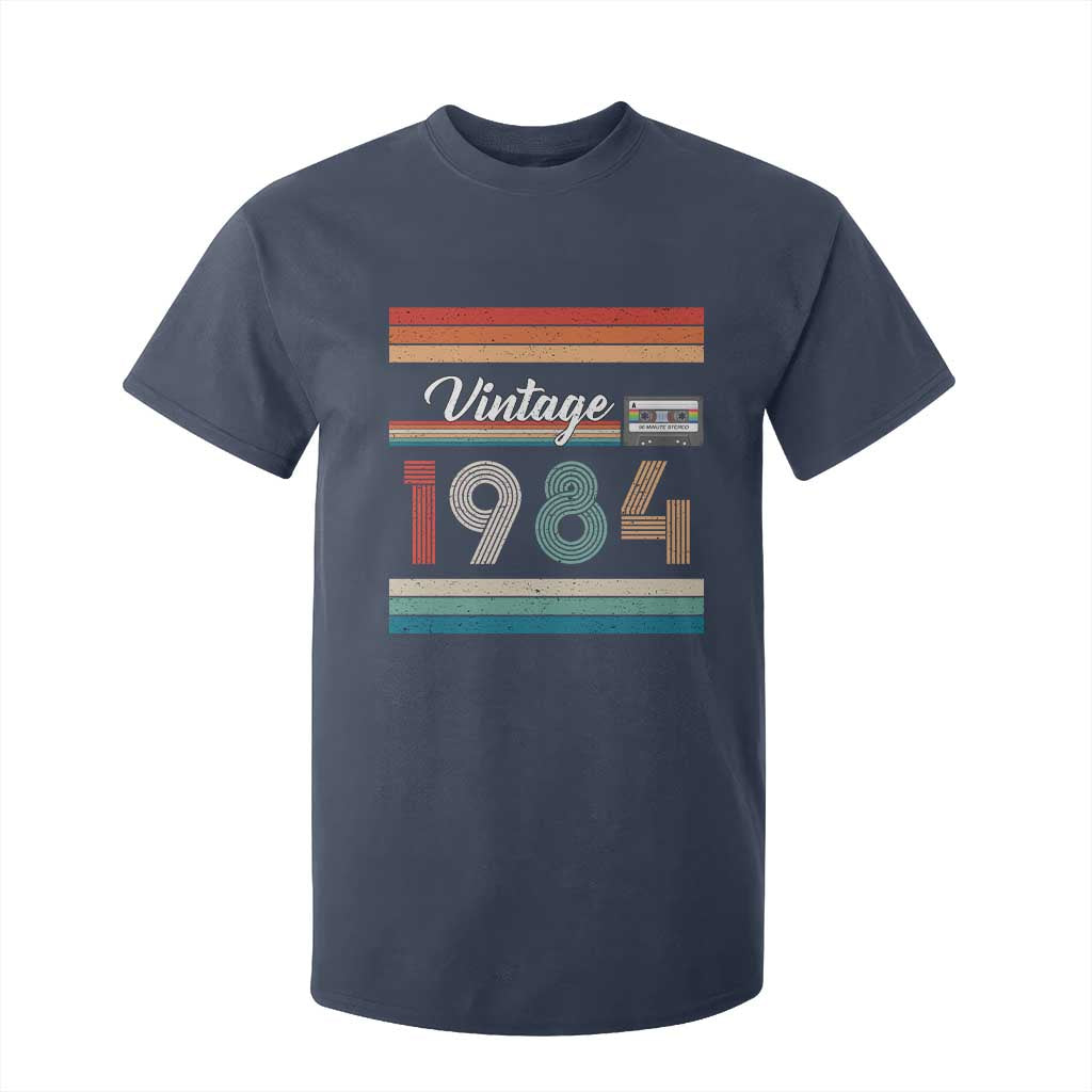 1984 Retro Birthday T Shirt For Kid Vintage 42th Birthday Gift Classic 90s Style TS10 Navy Print Your Wear
