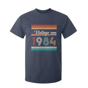 1984 Retro Birthday T Shirt For Kid Vintage 42th Birthday Gift Classic 90s Style TS10 Navy Print Your Wear