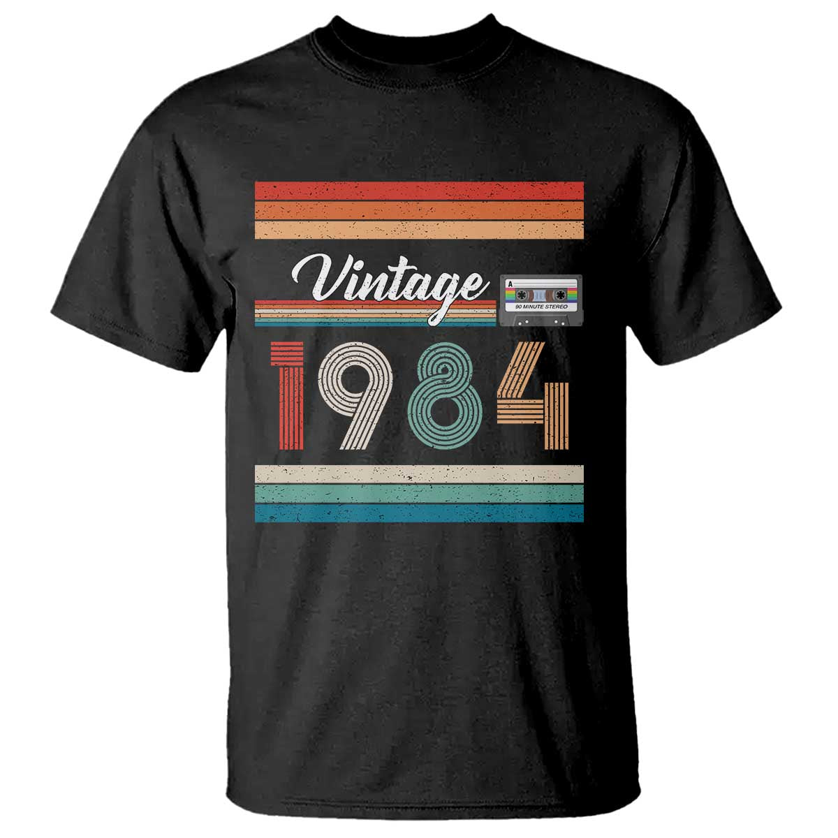 1984 Retro Birthday T Shirt Vintage 42th Birthday Gift Classic 90s Style TS10 Black Print Your Wear