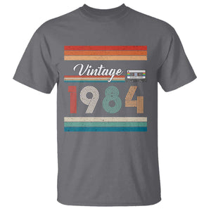 1984 Retro Birthday T Shirt Vintage 42th Birthday Gift Classic 90s Style TS10 Charcoal Print Your Wear