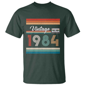 1984 Retro Birthday T Shirt Vintage 42th Birthday Gift Classic 90s Style TS10 Dark Forest Green Print Your Wear